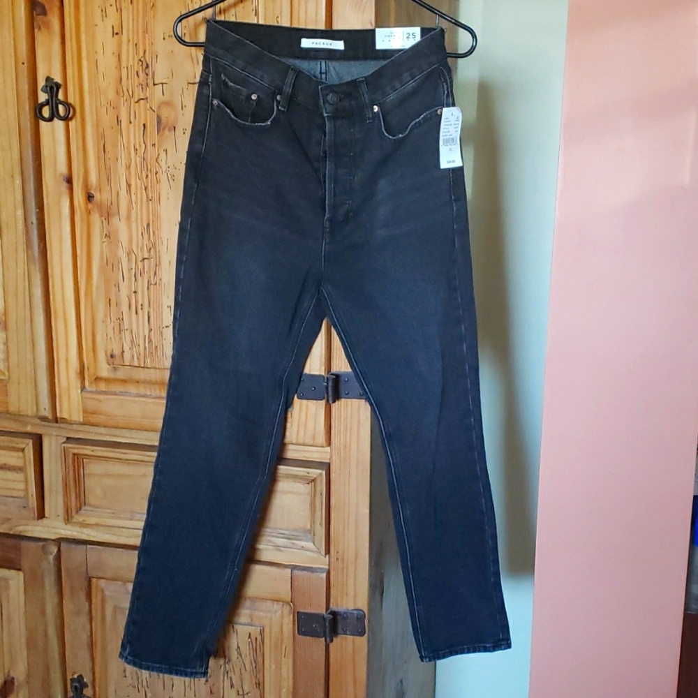 Pacsun Blackwashed Jeans ultra high rise size 25